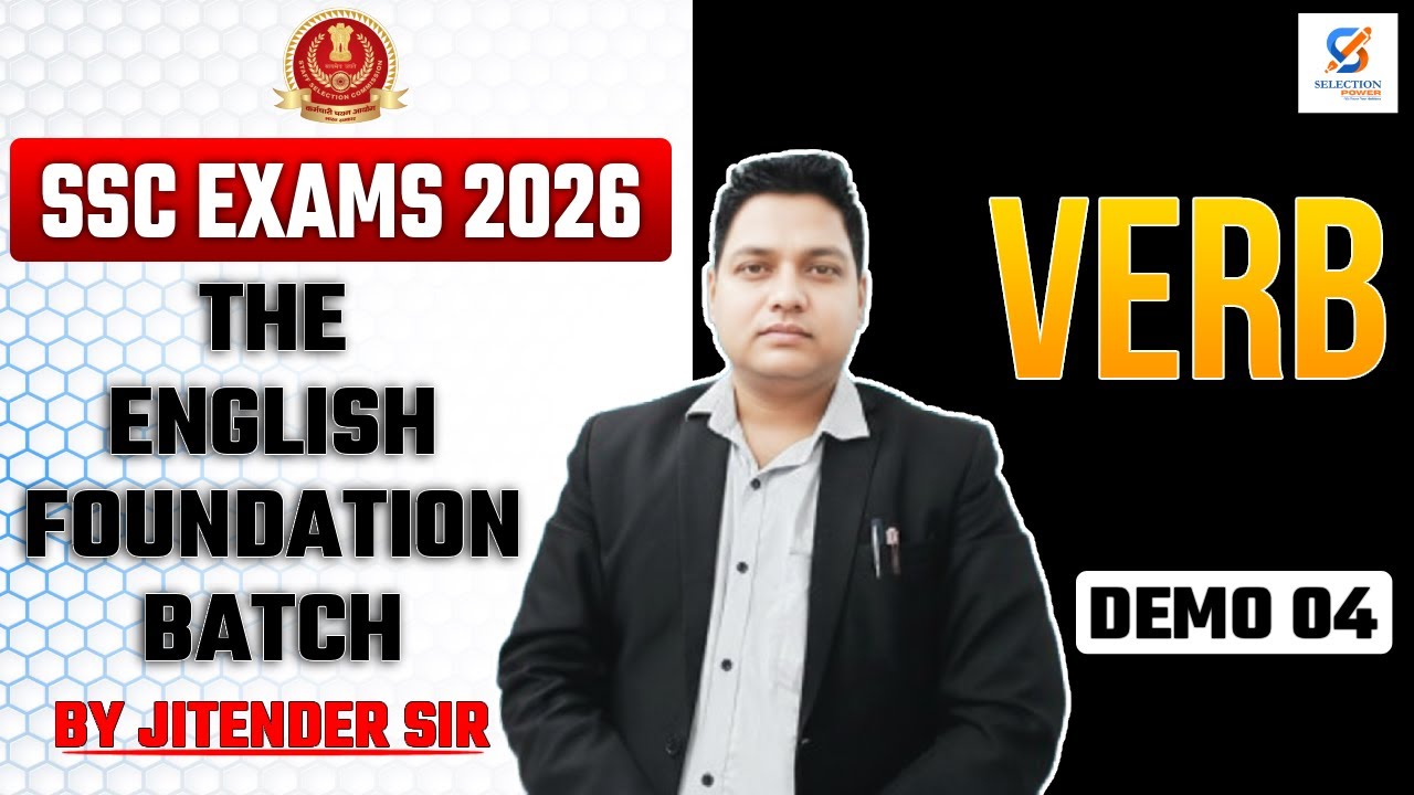 SSC Exams 2026 I The English Foundation 2026 I Reading Comprehension | Demo 04 I By Jitender Sir