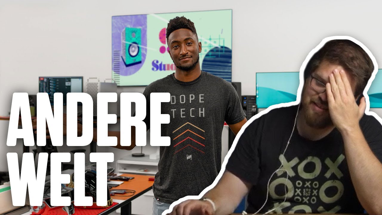 RIESEN STUDIO - Eine andere Welt! | Andreas reagiert auf @mkbhd MKBHD Studio Tour 2021