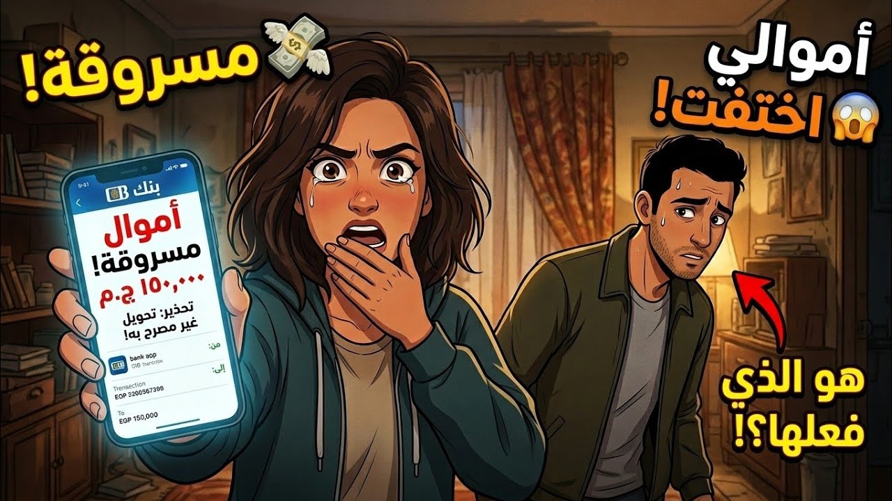 خطيبي سرق تحويشة عمري من موبايلي… النهاية كانت صادمة! #قصص 