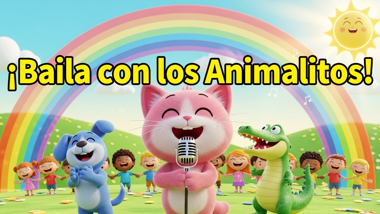 Los Animalitos de Colores | Canción Infantil Divertida y Educativa en Español | Kids Song in Spanish