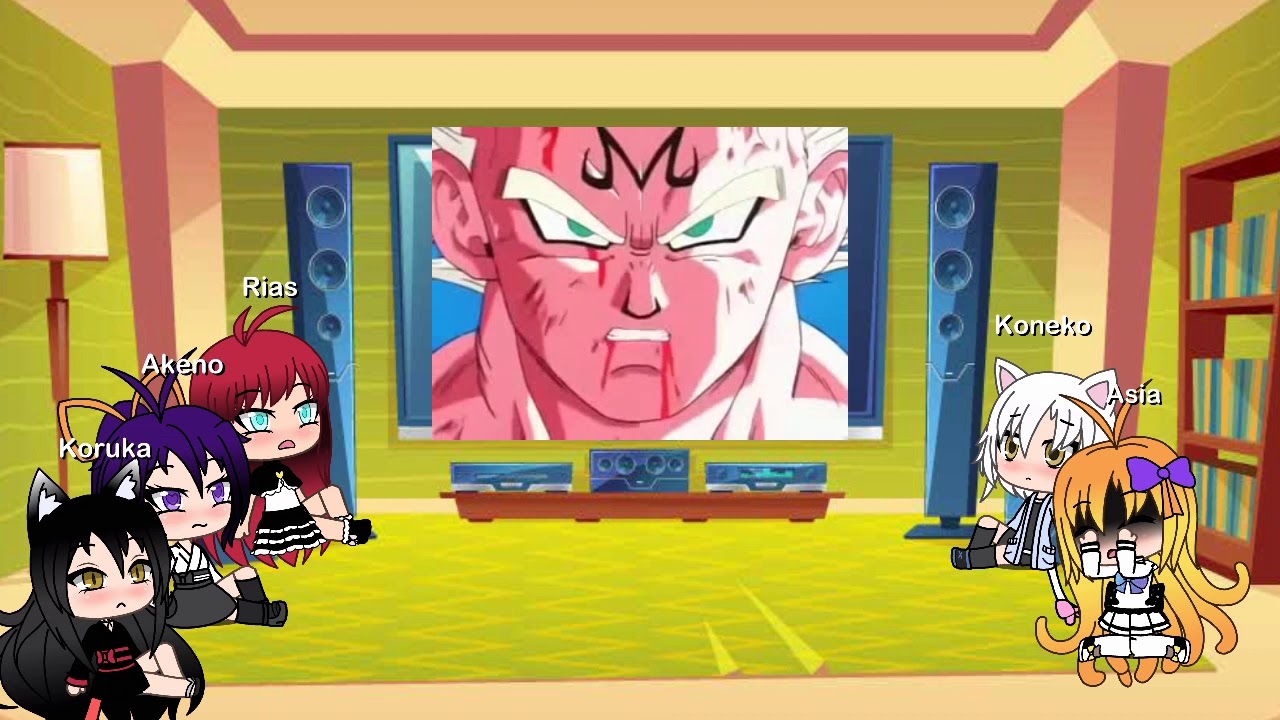 chicas de dxd reaccionan a Goku vs Vegeta