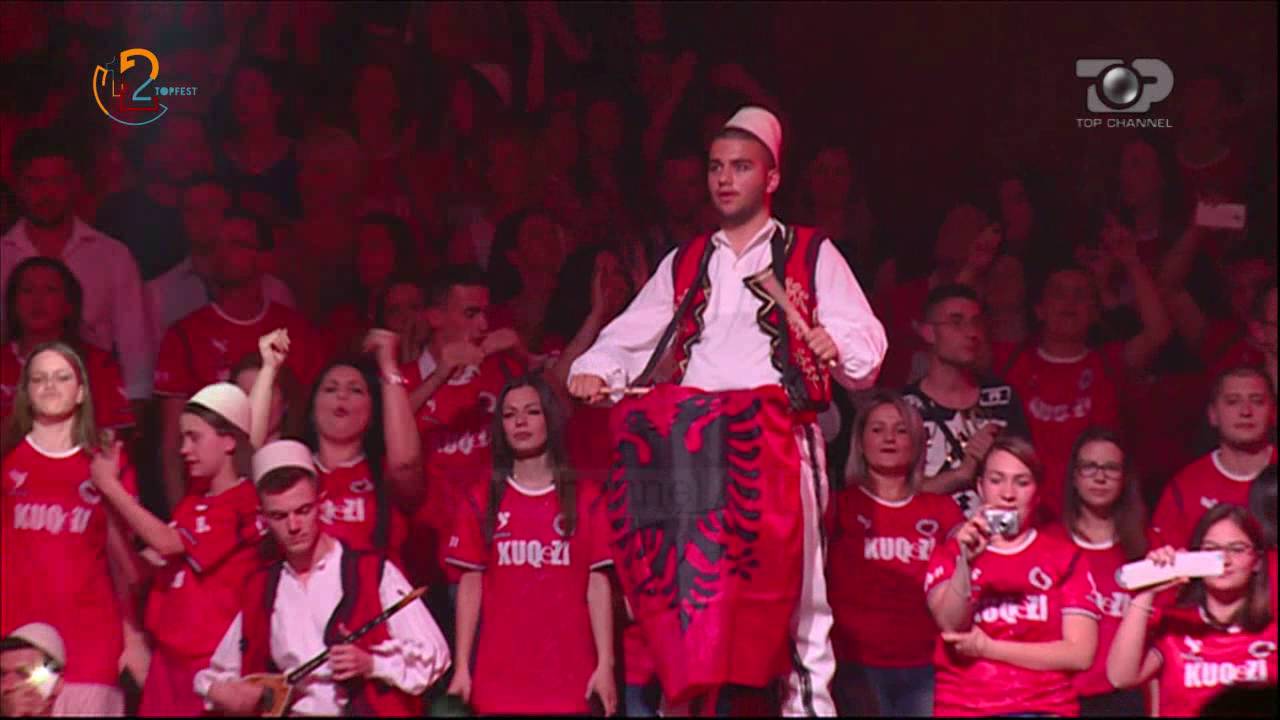 Elvana Gjata ft Flori Mumajasi - Kuq e zi, 31 Maj 2015 - Top Fest 12 Finale