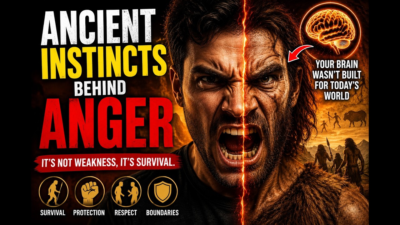 Ancient Instincts Behind Anger | Why Your Brain Gets Angry So Fast (Psychology Explained)