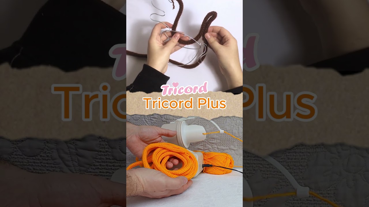 tricord plus Maquina de tricotin, icord autom&aacute;tica #icord #tricotin #maquinadetricotin