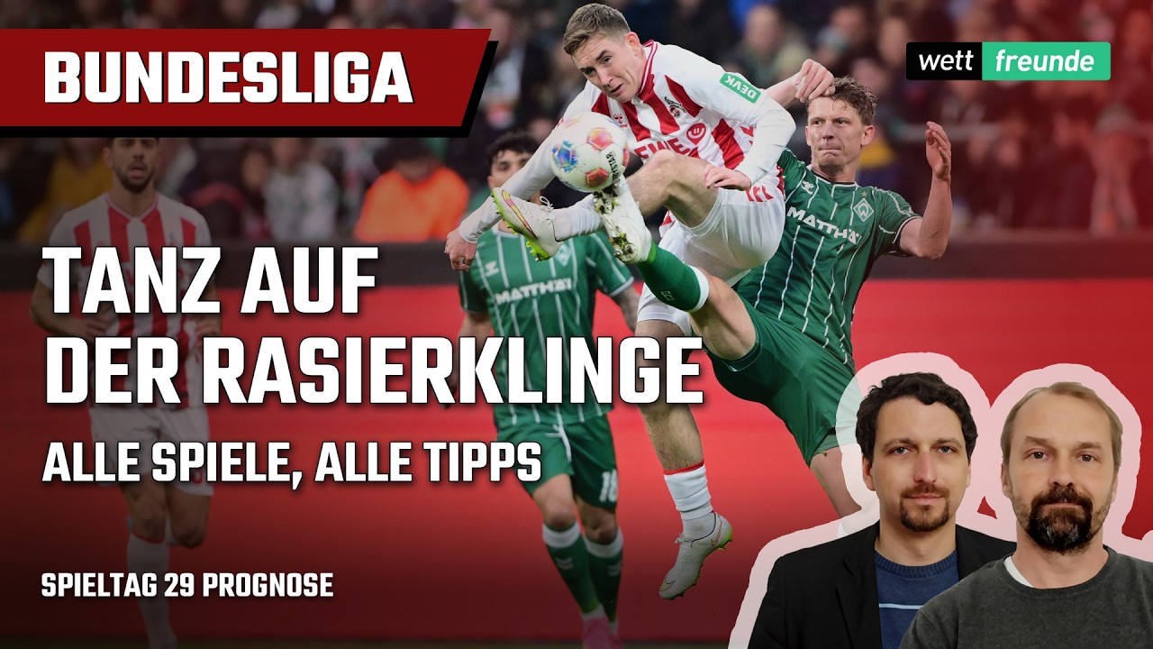 Bundesliga Tipps 29. Spieltag Prognose 2025/26