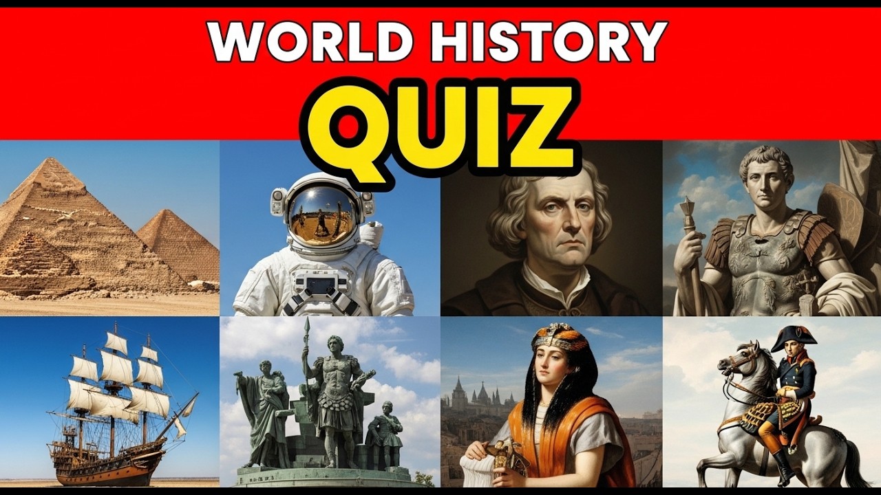 World History Quiz 🌍📜 | Test Your Knowledge of Famous Events & Leaders | Baali Cartoons