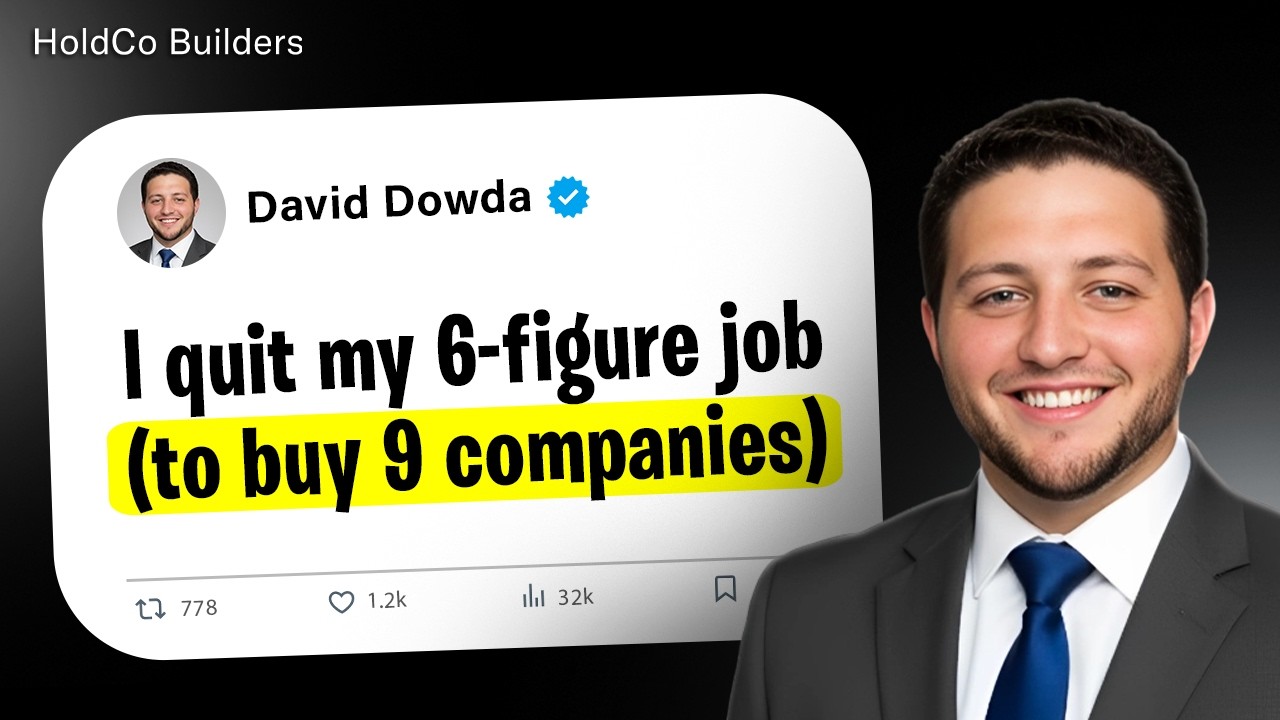 How I Quit My 6-Figure Job and Bought 9 Companies