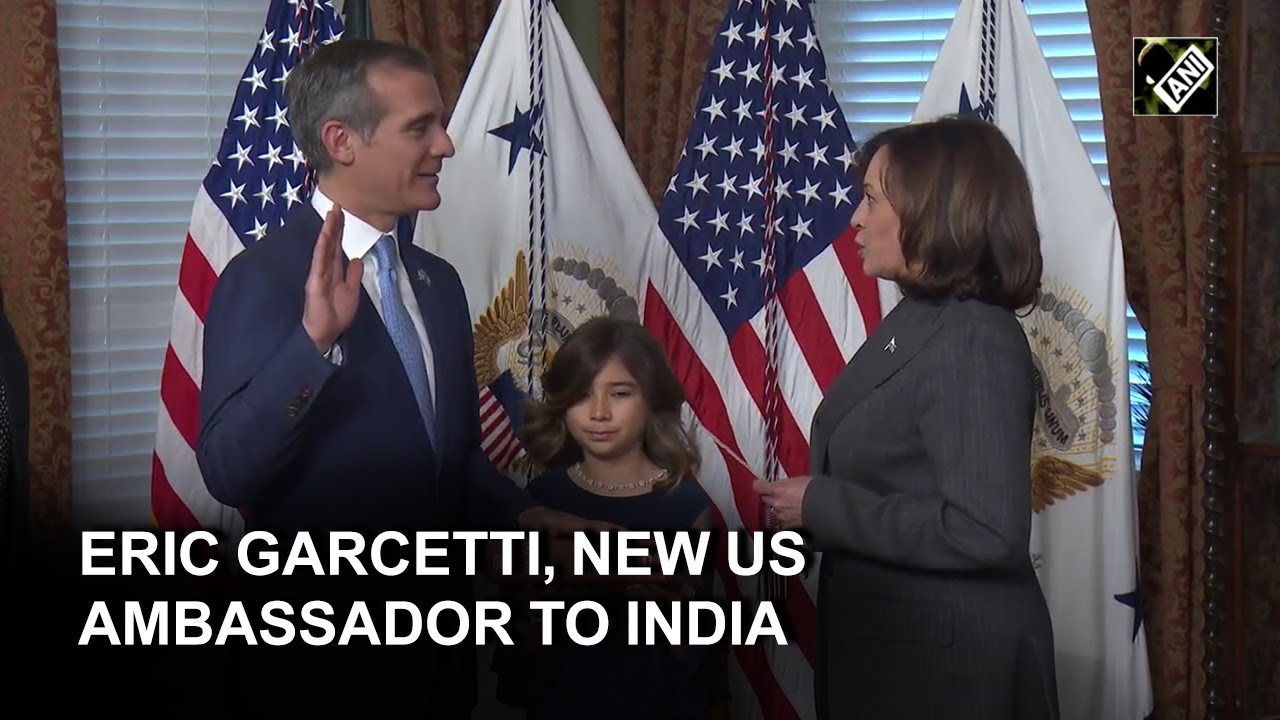 Eric Garcetti sworn in as new US Ambassador to India