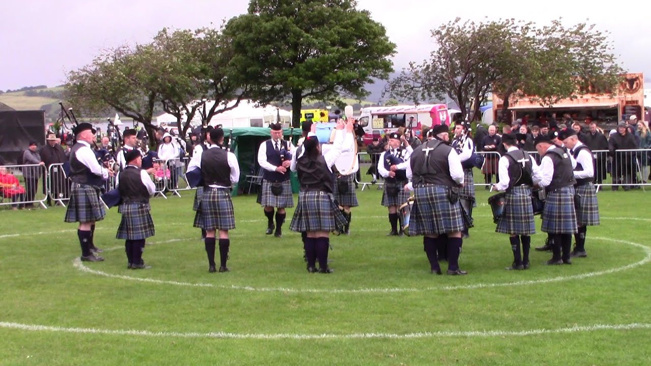 ROSS AND CROMARTY PIPES AND DRUMS SCHOOL PIPE BAND AT THE BRITISH PIPE BAND CHAMPIONSHIPS 2022 GRADE