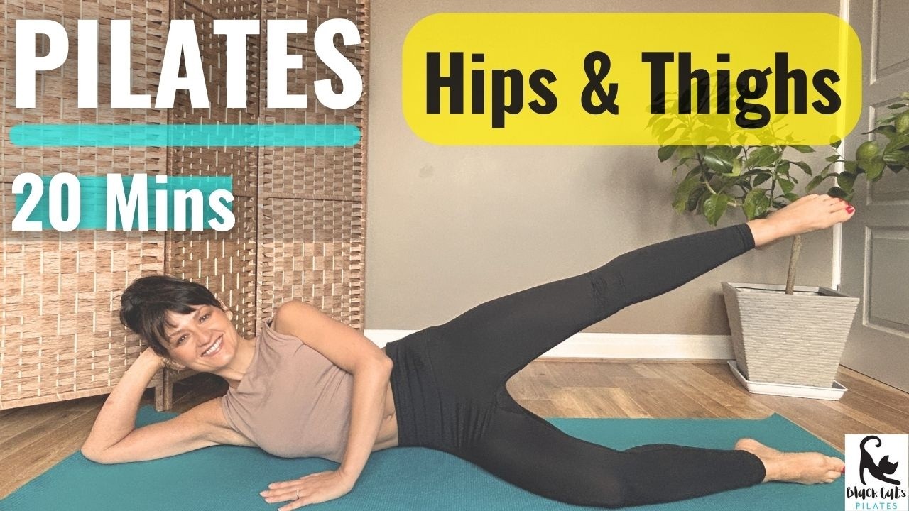 Beginner Pilates / 20 Min Hips & Thighs Focus (Low Impact, No Equipment) / Black Cats Pilates