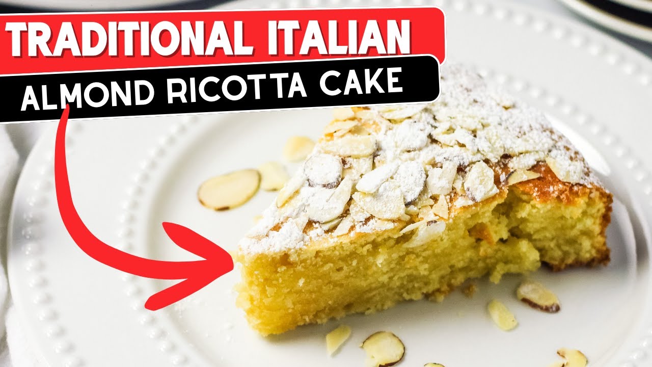 Delicious Italian Almond Ricotta Cake That's Super Easy to Make!