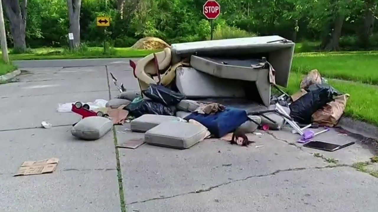 Detroiter who shames illegal dumpers on Facebook sees latest video get deleted