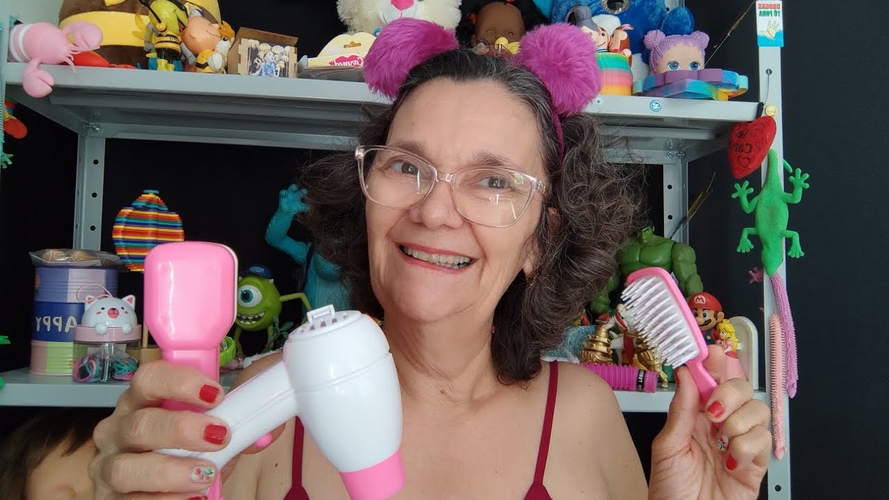 ASMR , SPA CORTANDO SEU CABELO. Vovó Neuza👵🏽