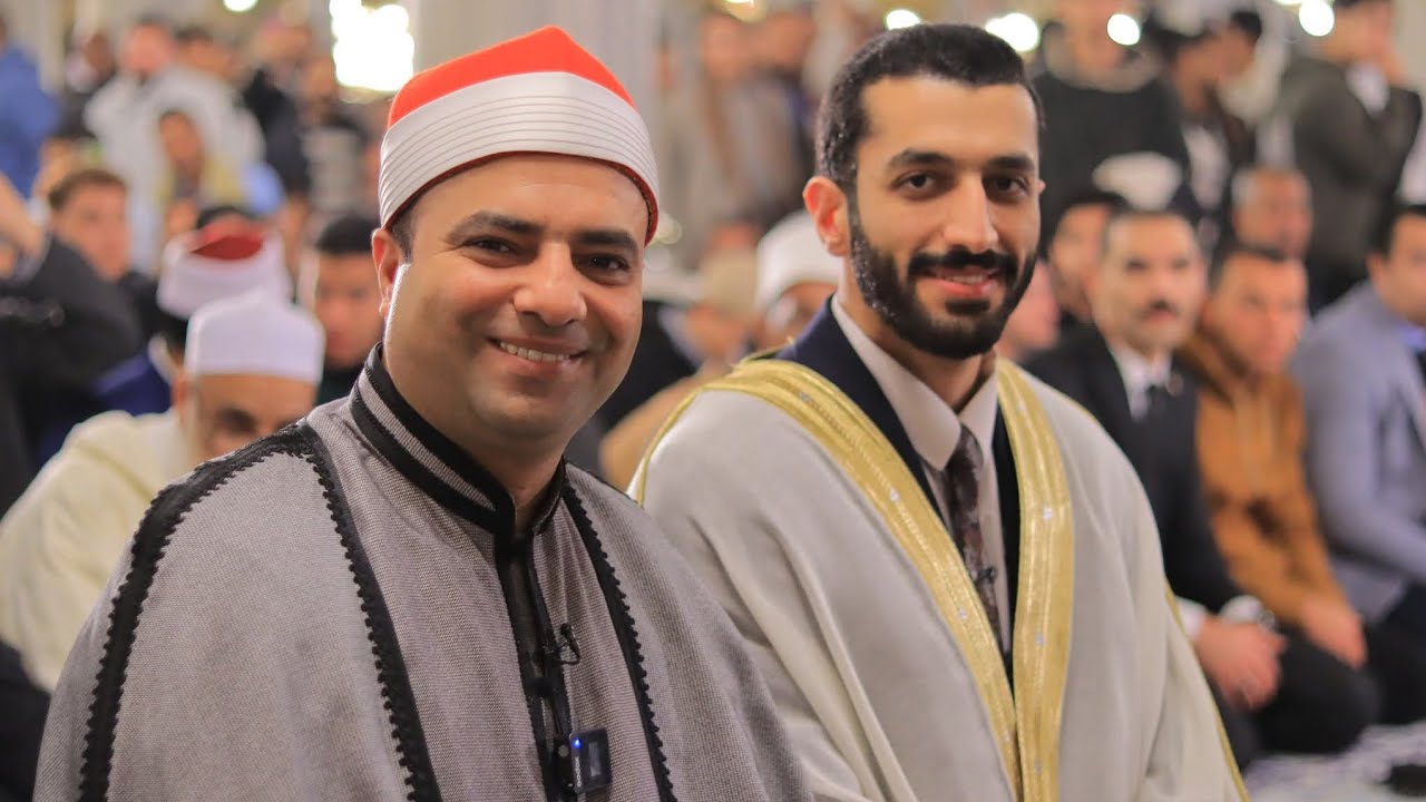 صلاتي العشاء و التراويح مسجد الامام الحسين بالقاهرة الشيخ محمود عبدالباسط الحسيني الشيخ خالد عطيه 