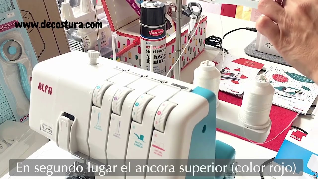 Remalladora Alfa Style Plus. Cordoncillo / Repulgo