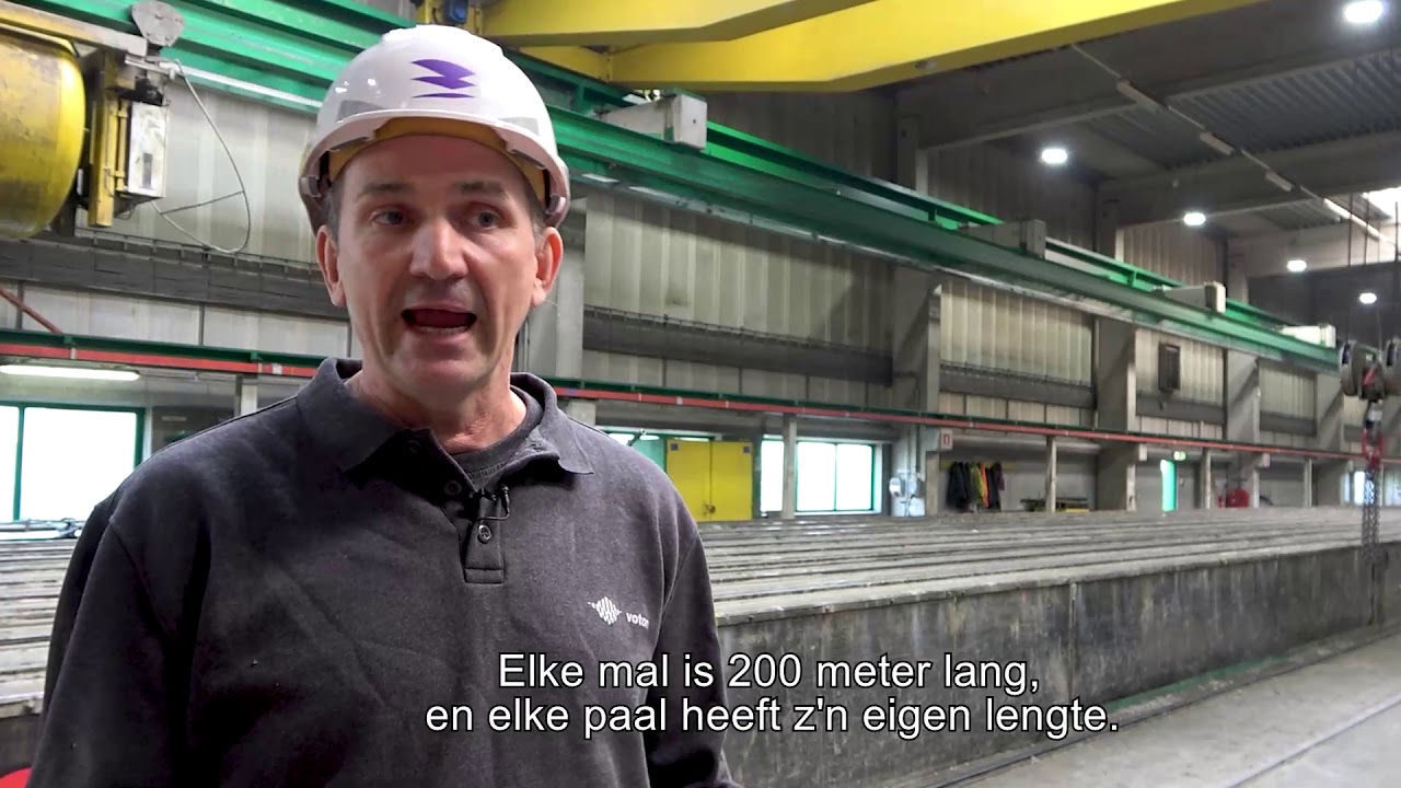 Funderingspalen voor de Rottemerentunnel