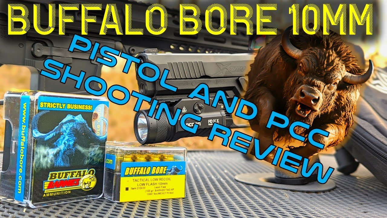 Buffalo Bore 10mm: Velocity and Recoil Analyis BARNES TAC-XP 21D/20