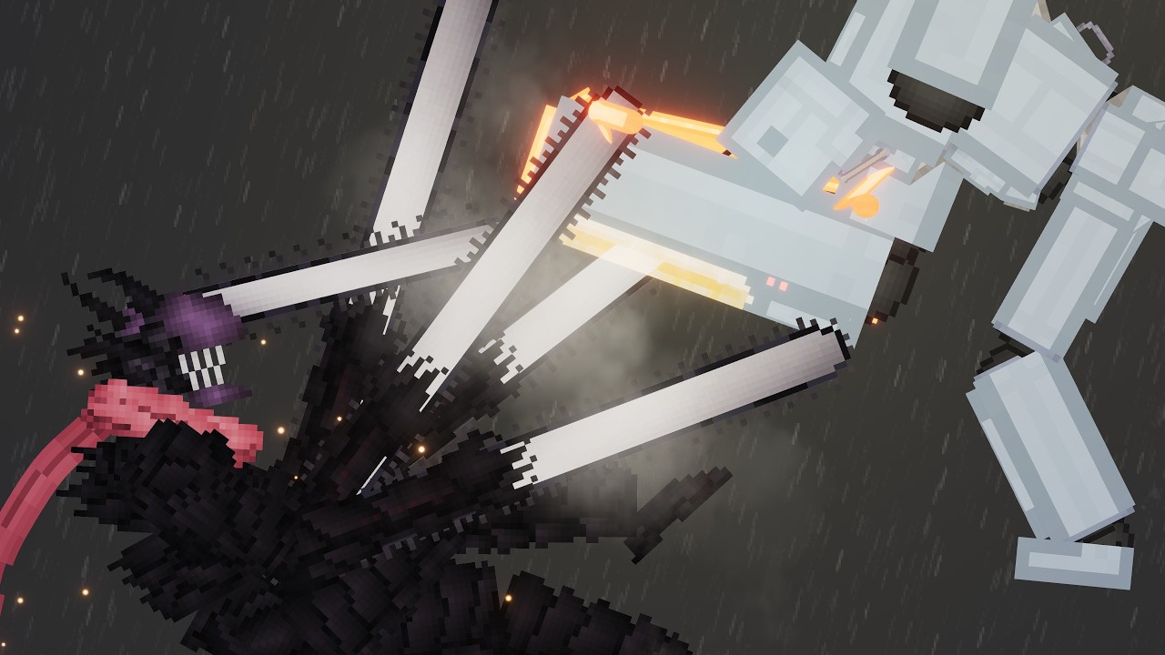 Chainsaw Man Fights People In People Playground [4]