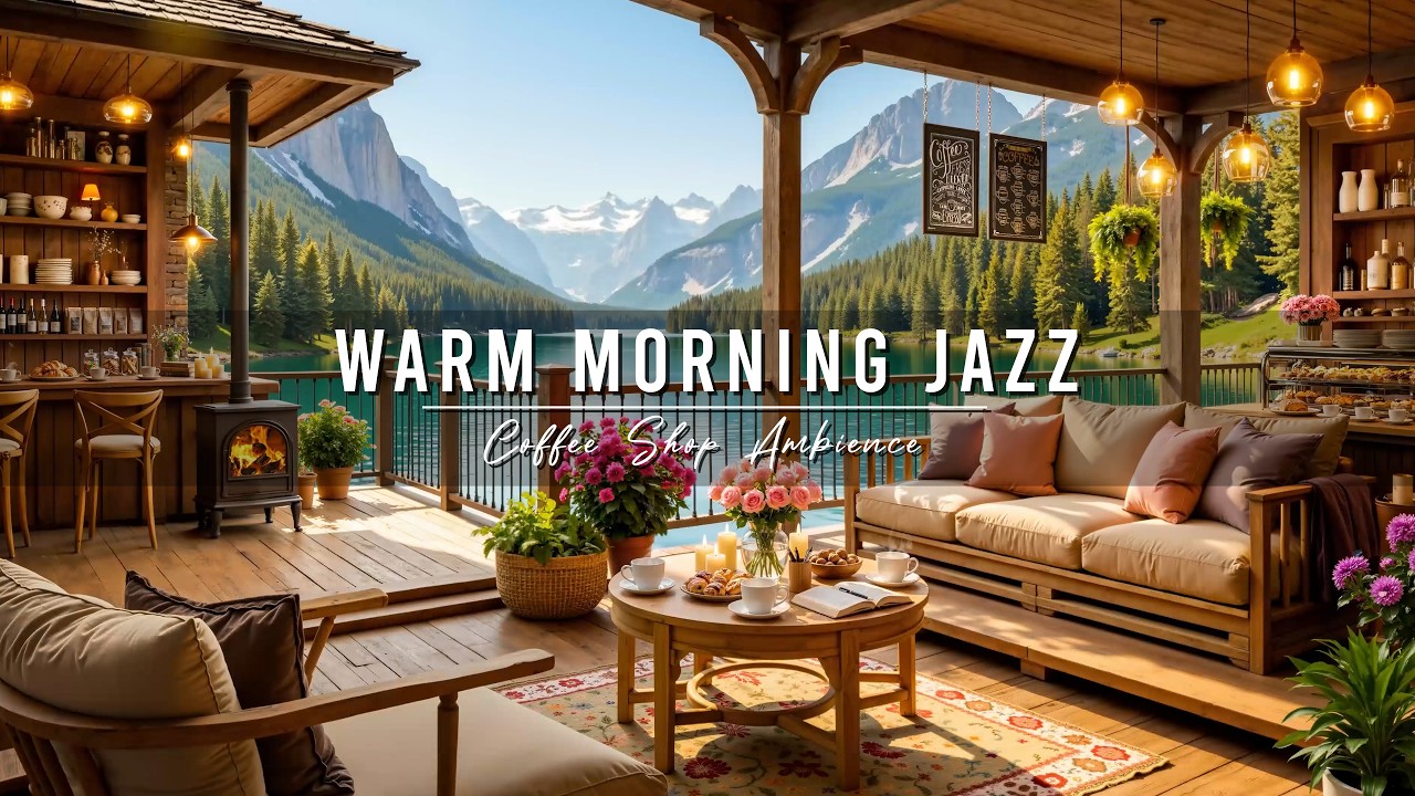 Unwind with Warm Morning Jazz Music 🌞 Summer Coffee Shop Ambience & Relaxing Jazz Instrumental Music