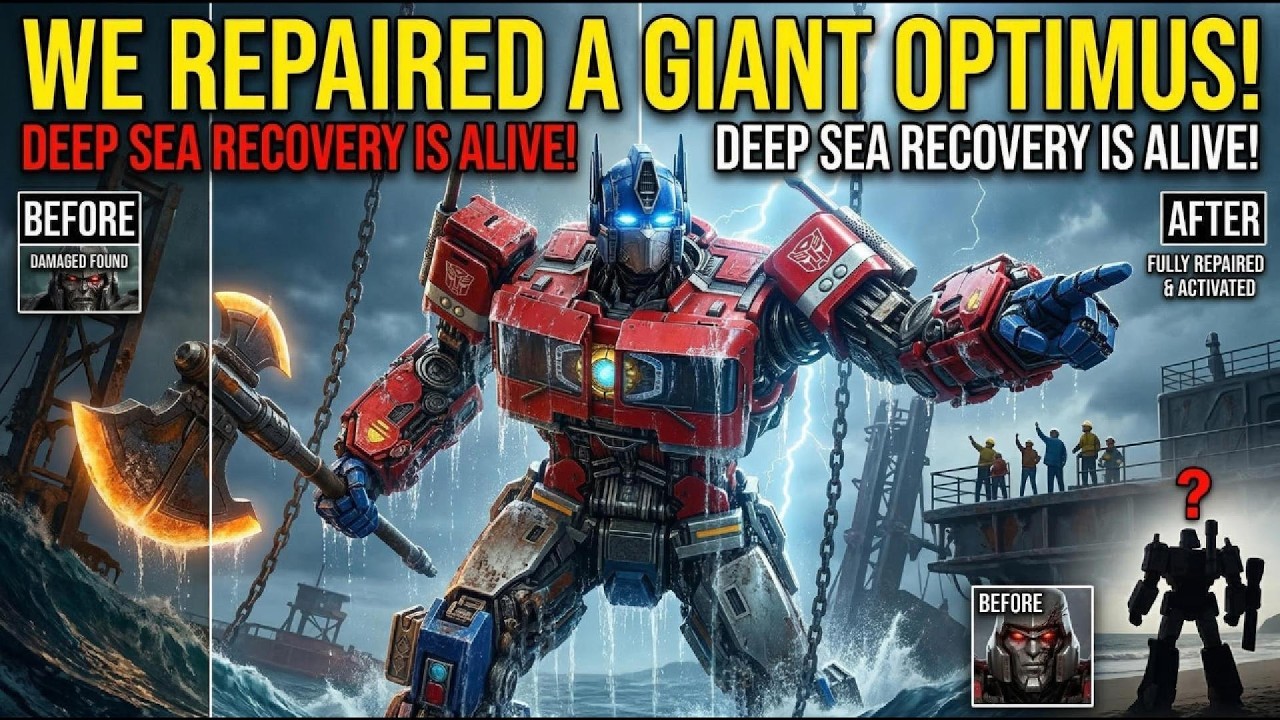 WE FOUND A GIANT OPTIMUS PRIME IN THE DEEP SEA!