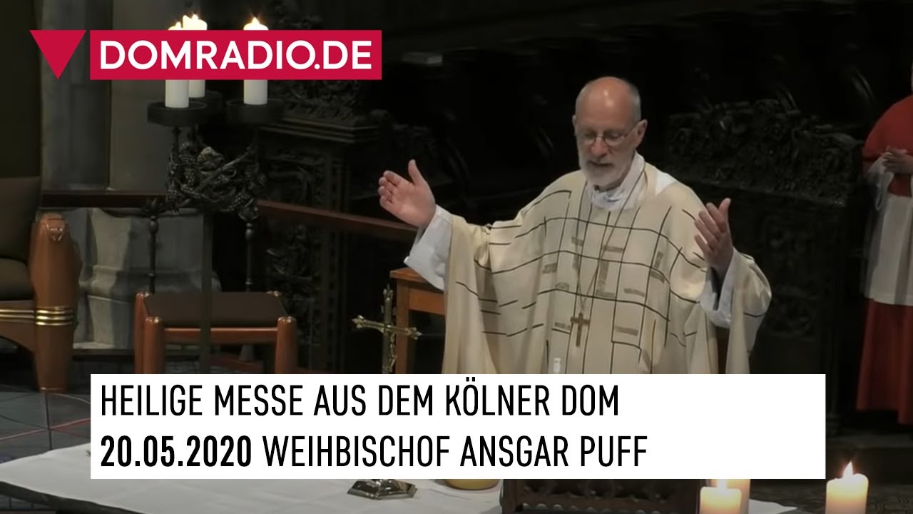 Katholischer Gottesdienst live aus dem Kölner Dom am 20.05.2020 Weihbischof Ansgar Puff