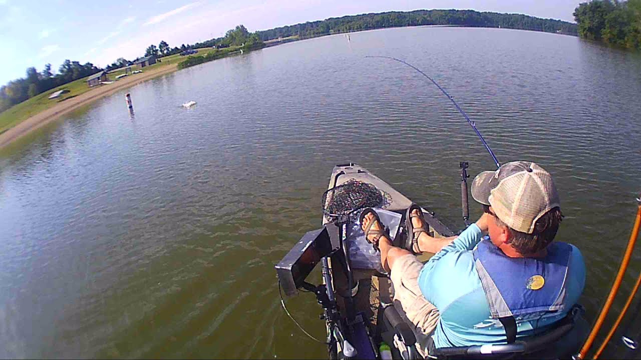 Quick tip Summer Fishing pattern on Cowan Lake Ohio