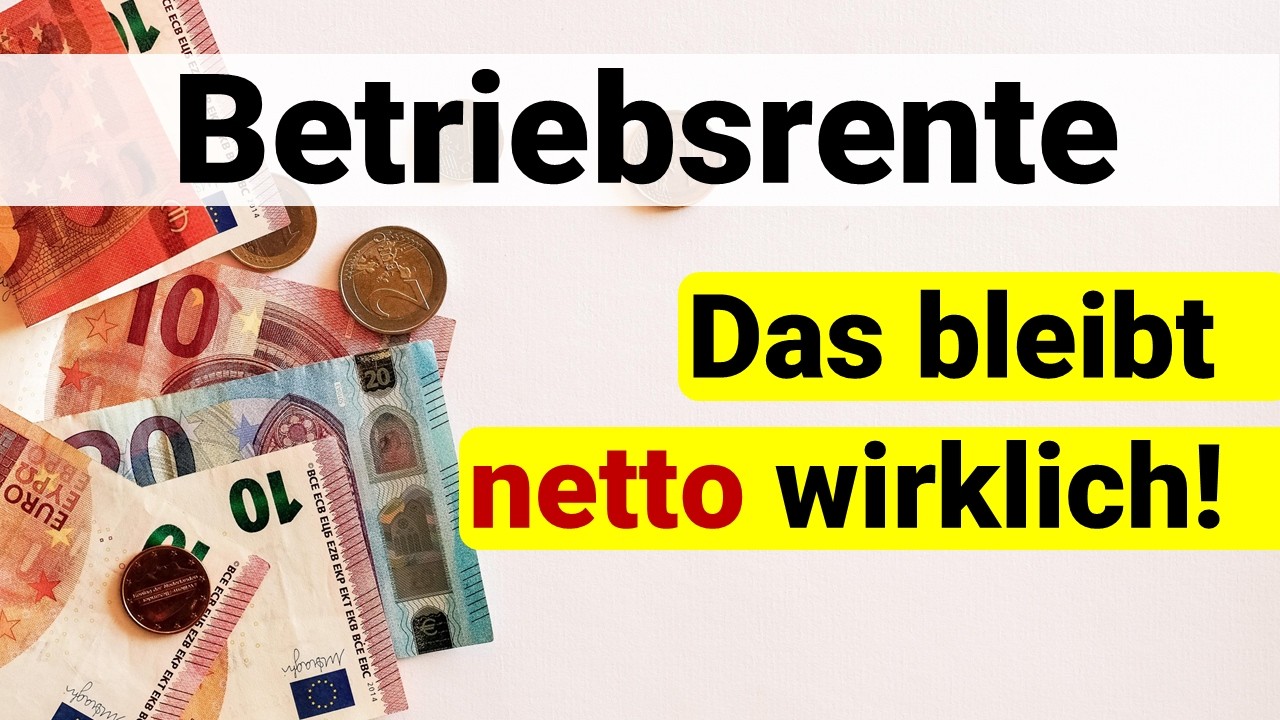 So viel bleibt von der Betriebsrente netto übrig!