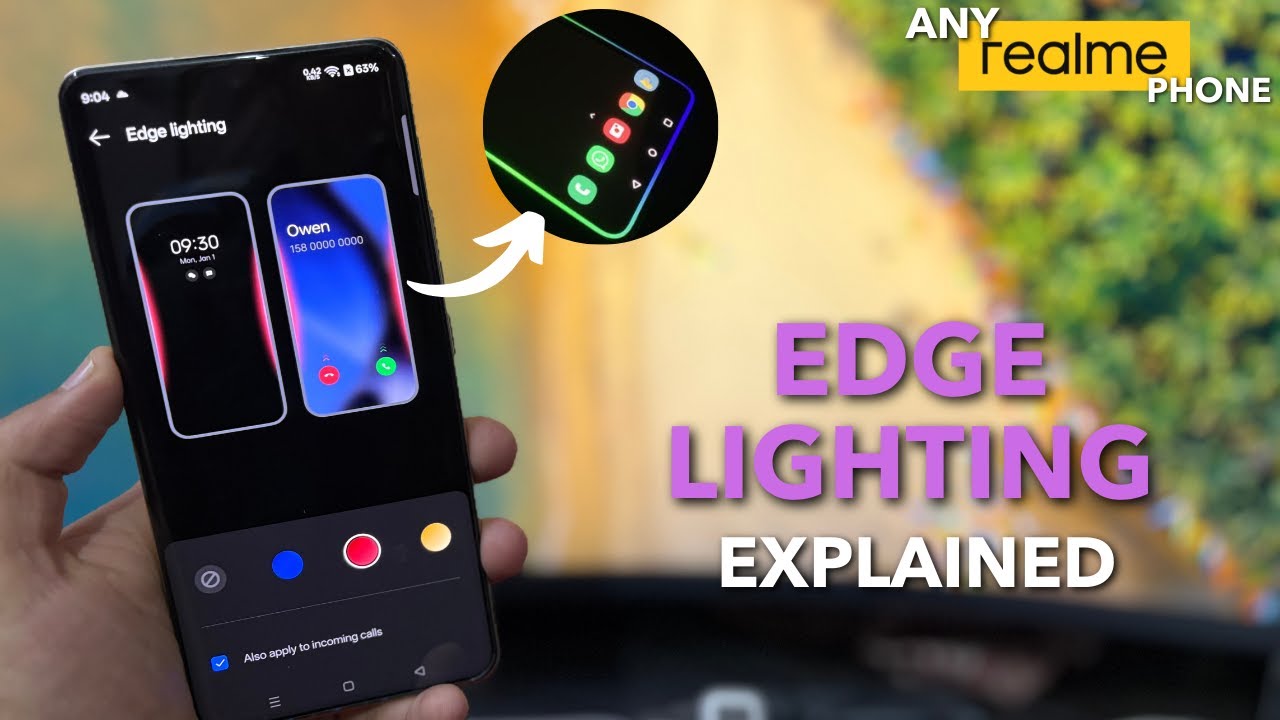 Explained: Edge lighting in realme phone and issue fixes