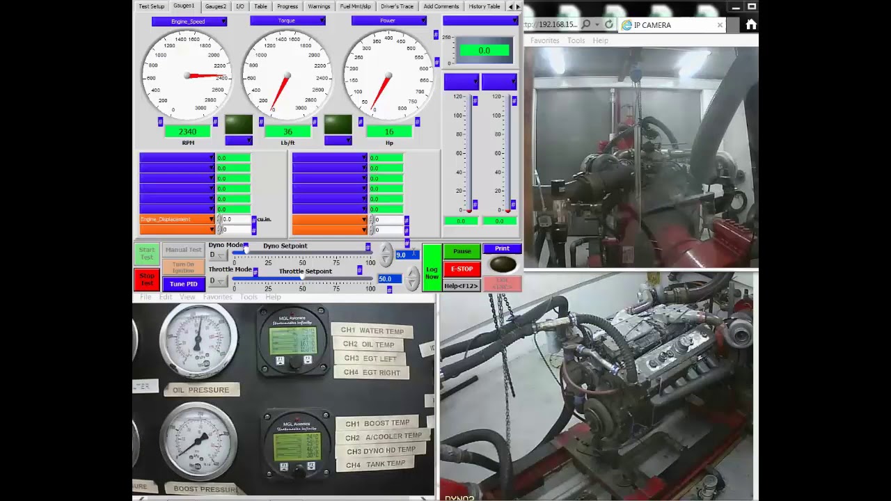 12V71T Dyno Torque Curve