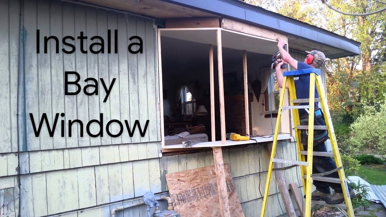 How to Install a Window & How to Build a Bay Window for $500 with  #jimthepilot
