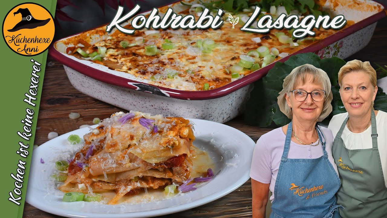 leichtes Sommergericht , Kohlrabi Lasagne ( low carb )