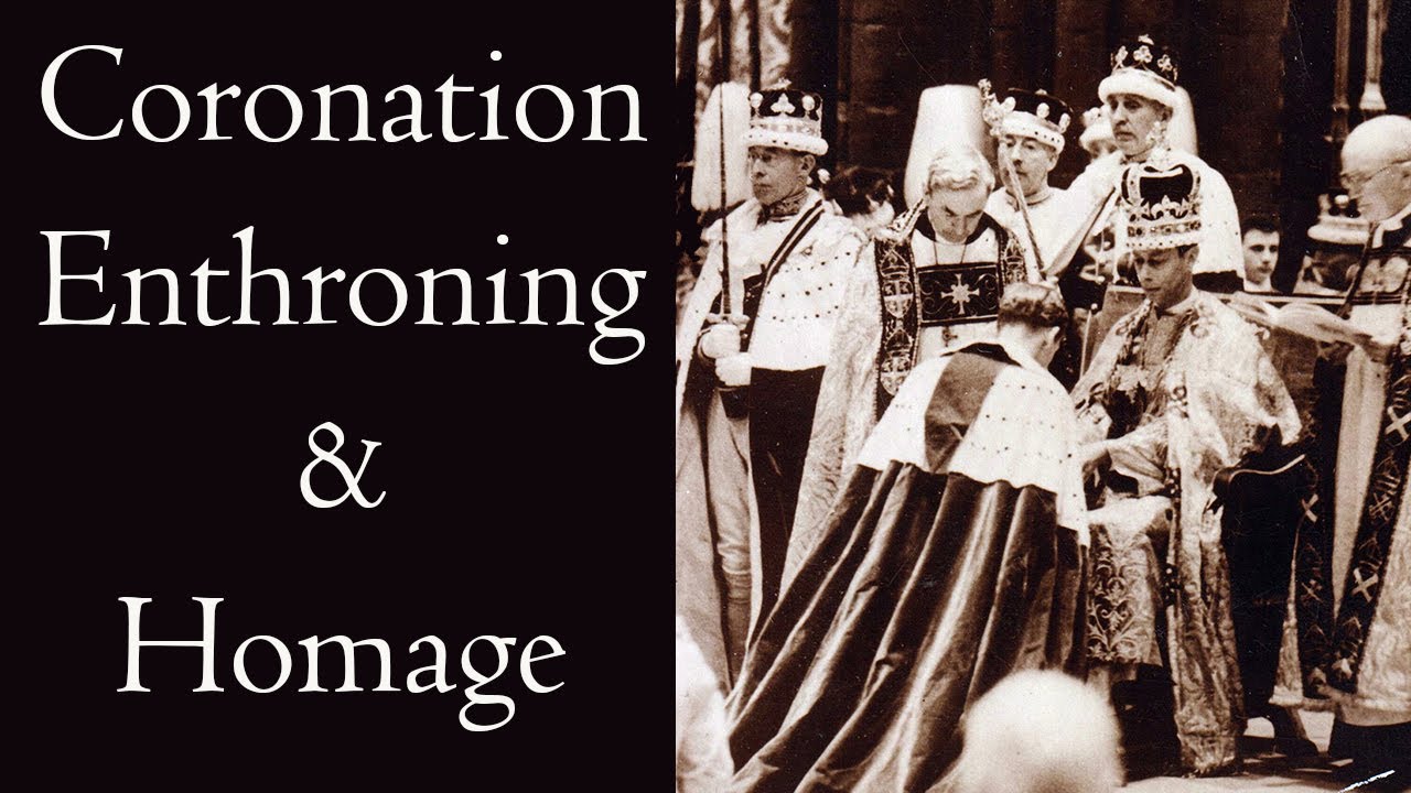 The Enthroning and the Homage of the King at the Coronation