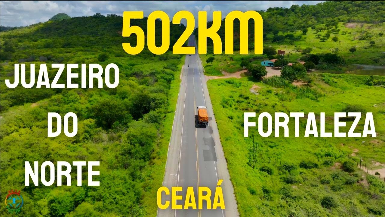 502KM desde JUAZEIRO DO NORTE até FORTALEZA - ESTRADA INCRÍVEL!
