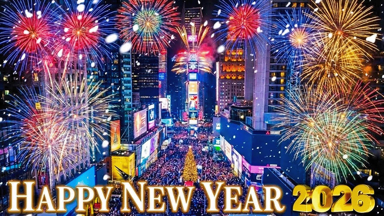 Happy New Year 2026 🎆 | Fireworks Around the World – Global Countdown Celebration 8K