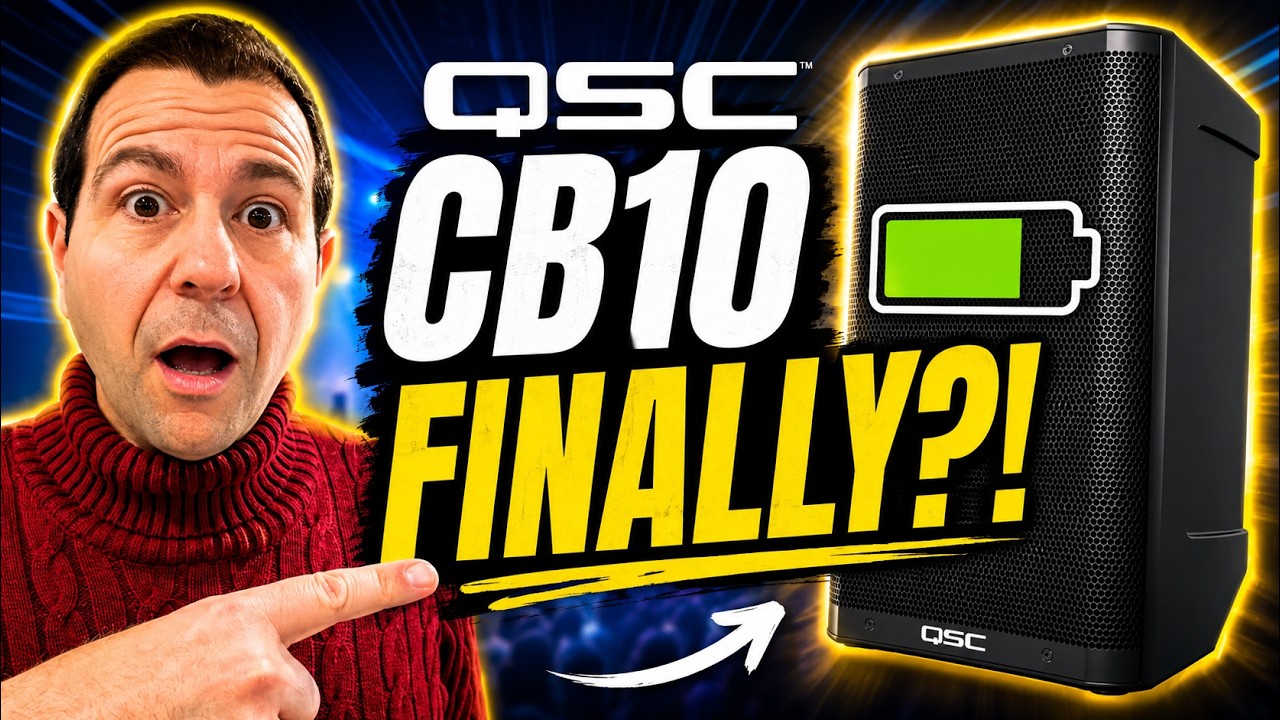 QSC CB10 – это самая серьёзная аккумуляторная акустическая система на сегодняшний день?