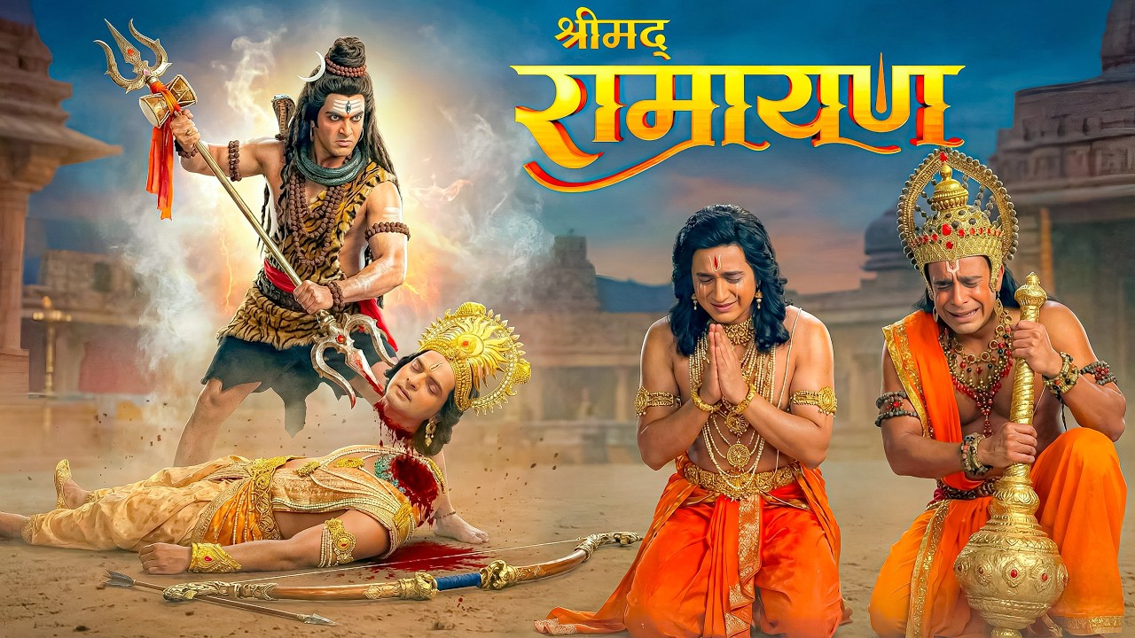 महादेव के क्रोध का दिव्य प्रहार… लक्ष्मण पर टूटा कहर, राम-हनुमान फूट-फूटकर रो पड़े ||Shrimad Ramayan