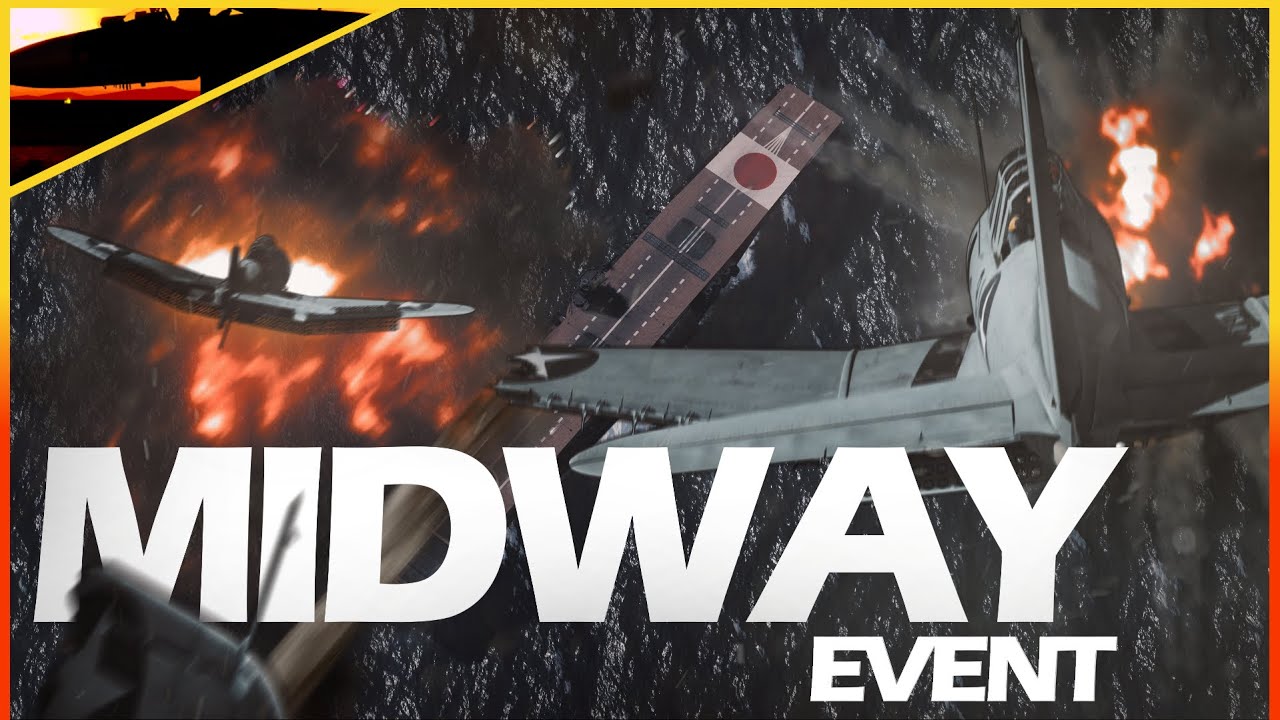100 игроков воссоздают битву за Мидуэй | Событие War Thunder