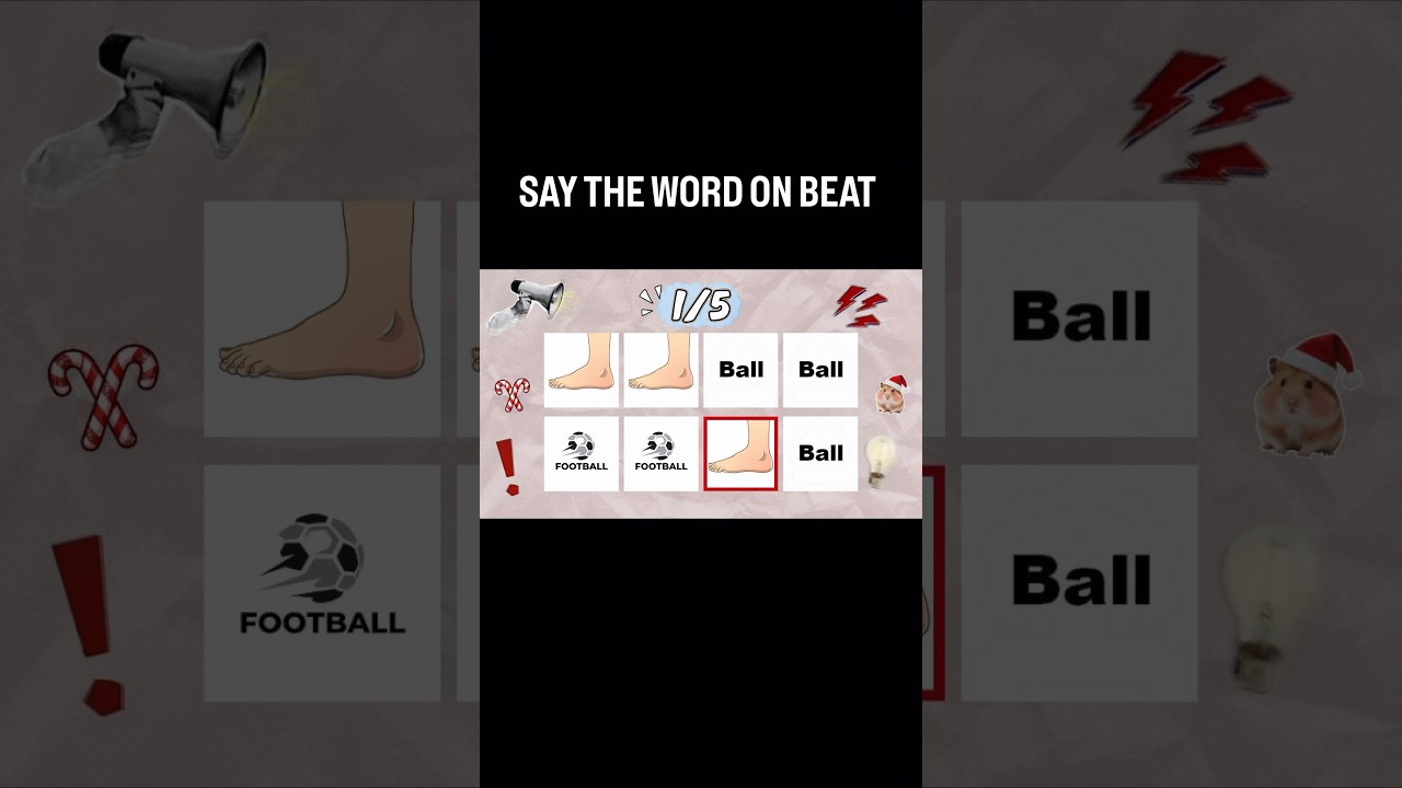 Say The Word On Beat Challenge 