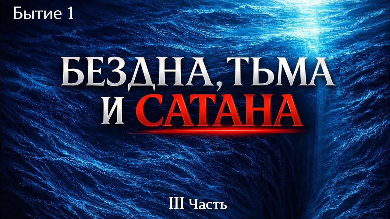 Бытие 1:2, которое вам не объяснили: бездна, тьма и сатана. 