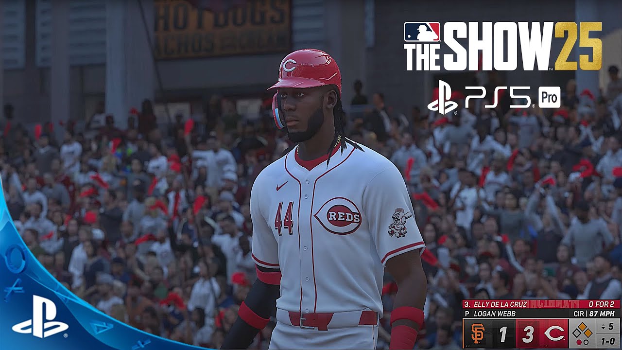 MLB The Show 2025! - Gameplay San Francisco Giants vs. Cincinnati Reds (PS5 PRO) 4K
