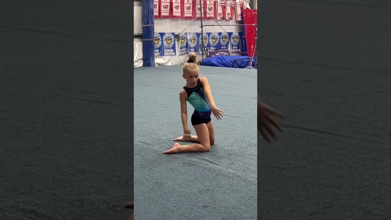 Sassy Gymnastics Floor Routine 😁 #shorts #gymnast #gymnastics