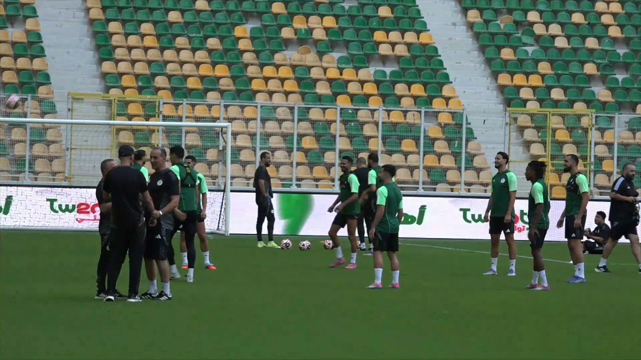 مباشر.. آخر حصة تدريبية المنتخب الوطني قبل مباراة بوتسوانا