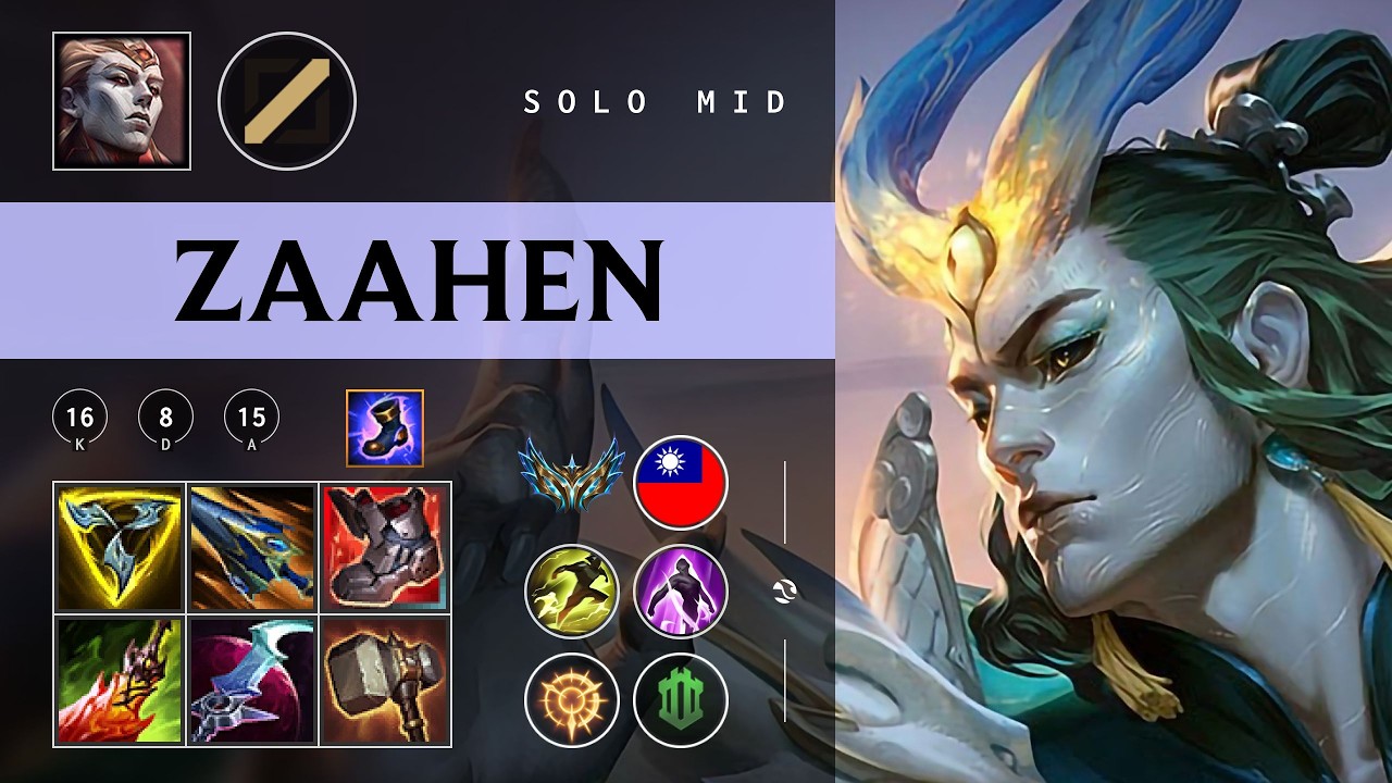 Zaahen Mid vs Akshan - TW Challenger Patch 26.04