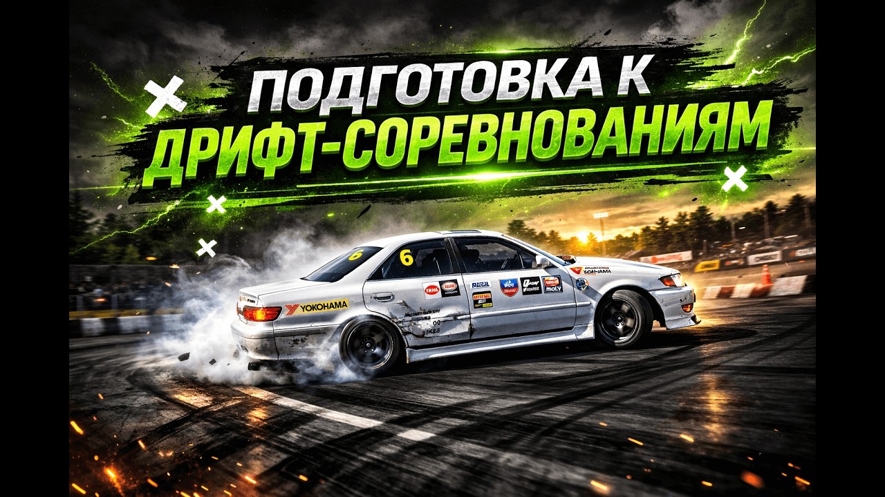 Ударил JZX100 на тренировках | Подготовка к дрифт-соревнованиям