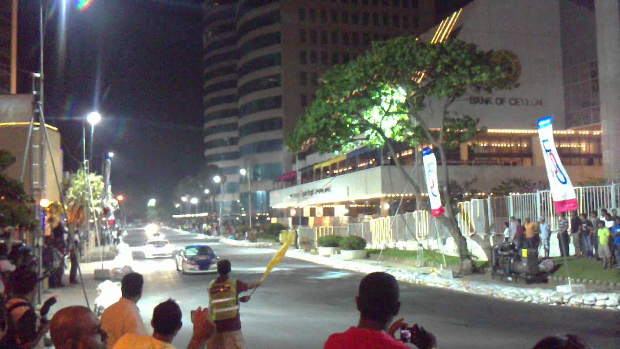 Dilantha Malagamuwa's Lamborghini Sad Seen of  Colombo Night Race.. HD