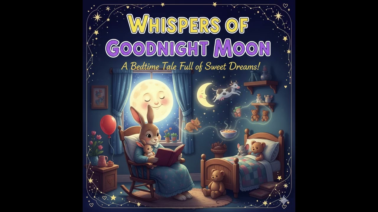 Whispers of Goodnight Moon | Cozy Animal Stories by Rolling Kitten TV