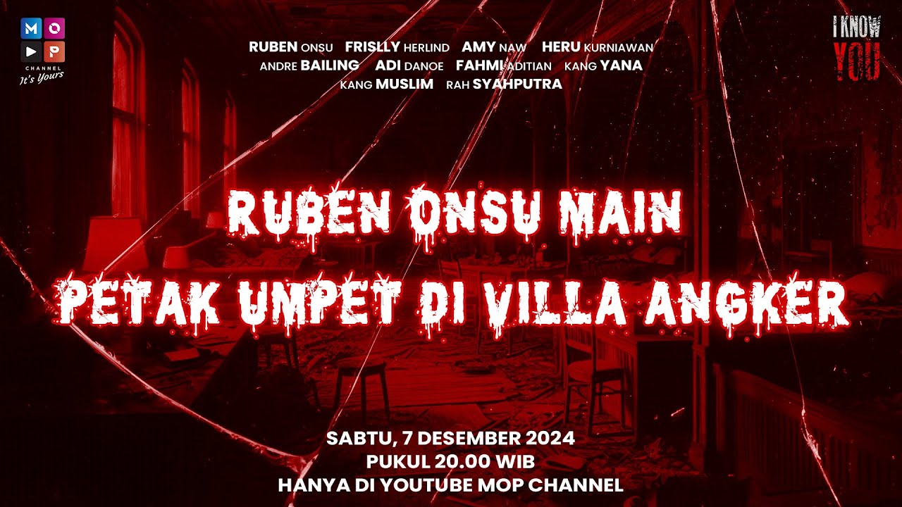 RUBEN ONSU MAIN PETAK UMPET DI VILLA ANGKER | I KNOW YOU