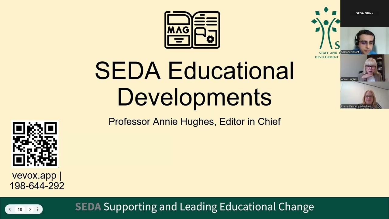 Publishing with SEDA &ndash; From Blog to Book Webinar 09/06/2026