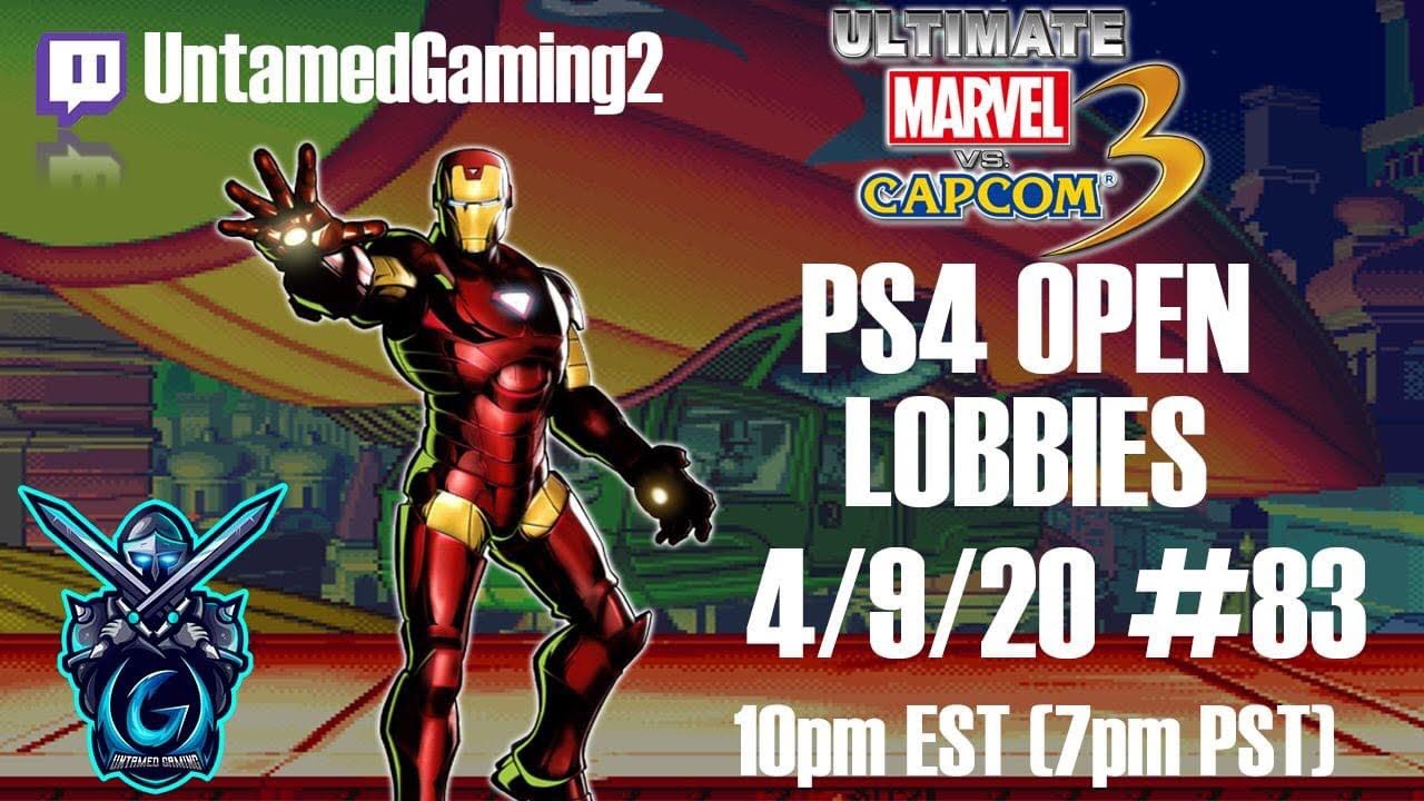 Retro Throwback UMVC3 PS4 Open Lobbies #83 4/9/20