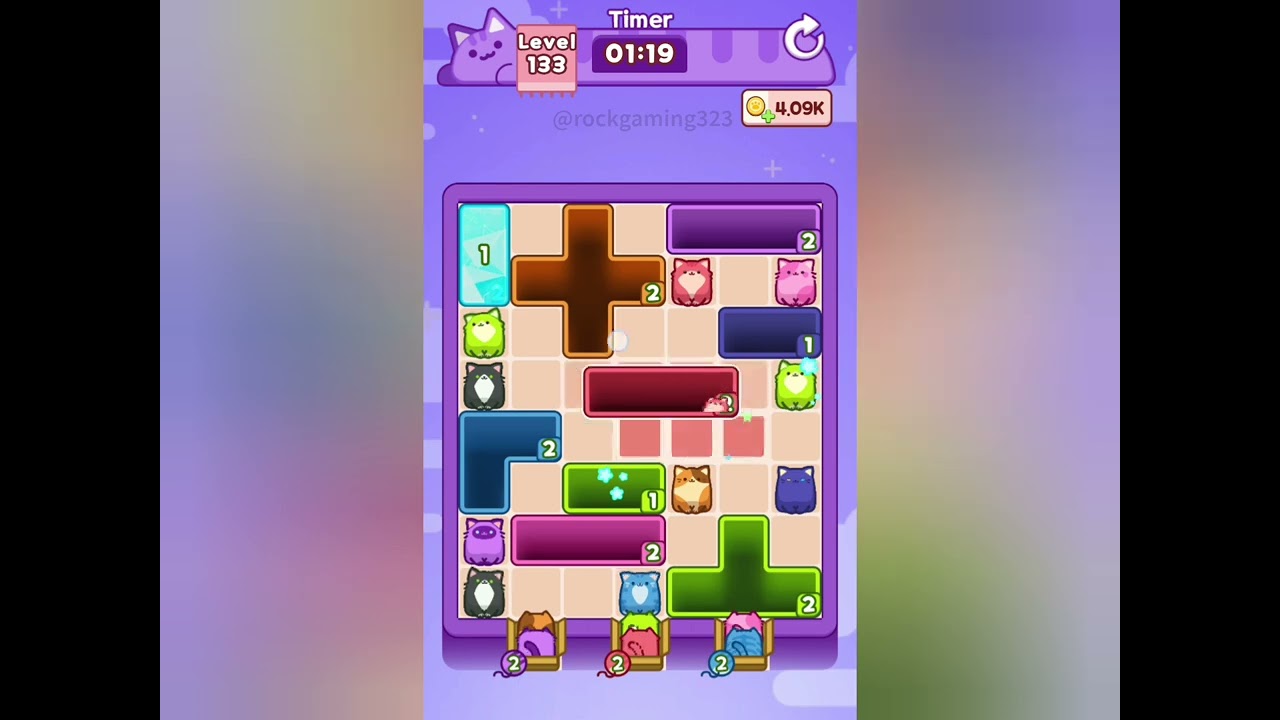 Drop the Cat! Level 133 Walkthrough